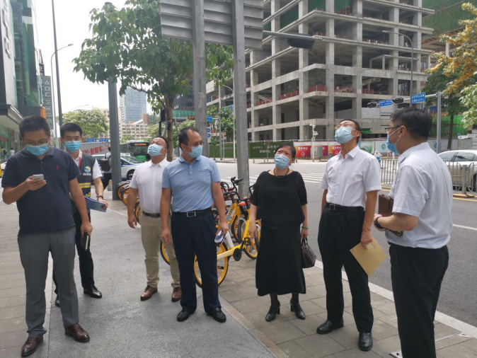 投控公司財務總監樊時芳一行赴深紡集團筍崗倉庫物業考察指導安全生產工作